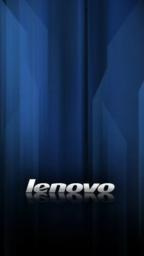 Леново А 1000 Обои на телефон логотип на синем фоне