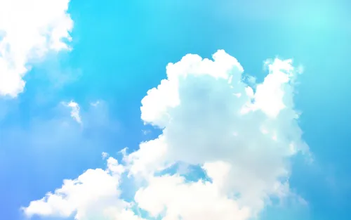 Погода Обои на телефон голубое небо с белыми облаками