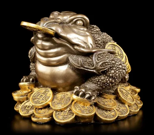 Притягивающие Деньги Обои на телефон золотая статуя с монетами