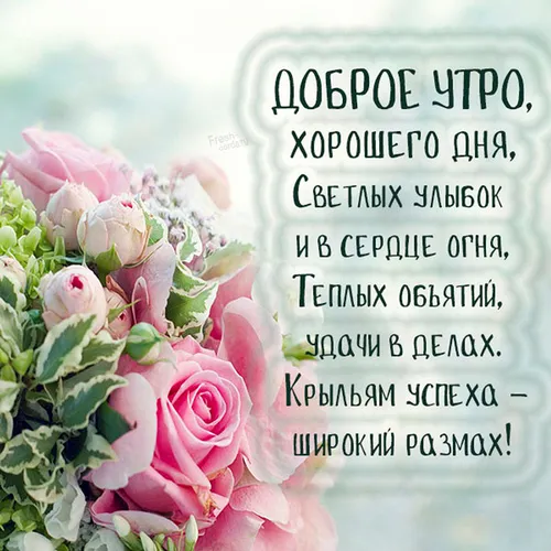 Доброе Утро Красивые Необычные Нежные Картинки букет розовых цветов