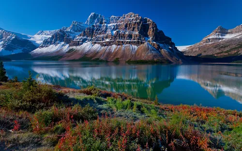 Природы Картинки озеро с горами на заднем плане