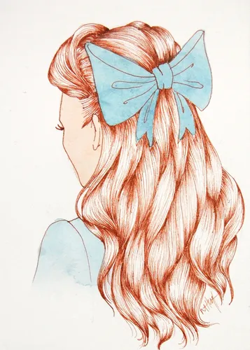 Красивые Для Срисовки Картинки крупный план женских волос