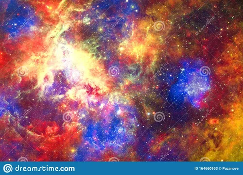 Космос Картинки красочная туманность в космосе