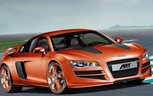 Машин Картинки оранжевый спортивный автомобиль