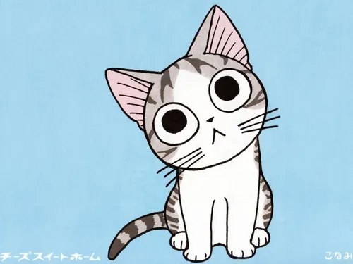 Котики Картинки карикатура с изображением кота