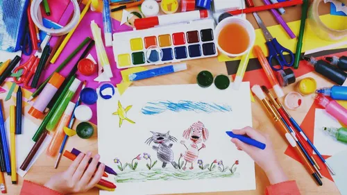 Для Рисования Картинки рисунок ребенка на бумаге