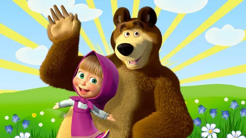 Маша И Медведь Картинки девочка и медведь