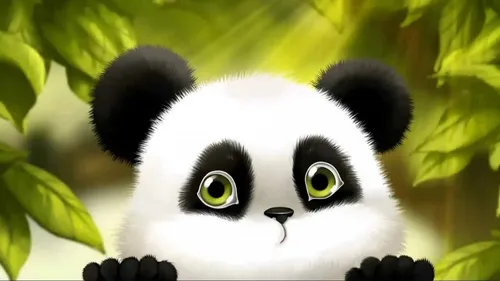 Прикольные На Ватсап Картинки панда с большими глазами