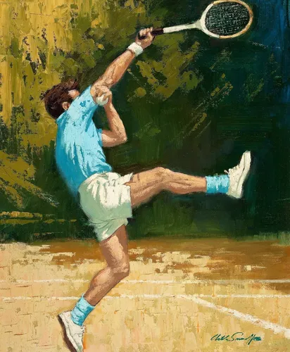 Спорт Картинки человек, играющий в теннис