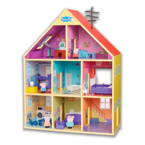 Дом Свинки Пеппы Картинки игрушечный домик с крестом наверху