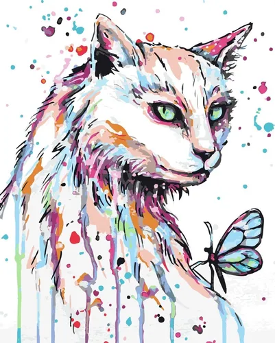 Классные Картинки кошка с разноцветной шерстью