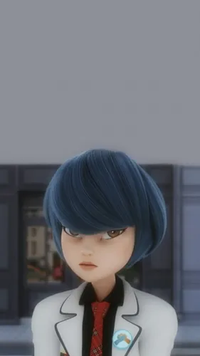 Леди Баг Картинки кукла с голубыми волосами