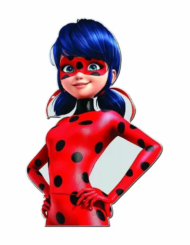 Леди Баг Картинки игрушечная фигурка девочки с синими волосами и красно-черной одеждой