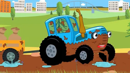 Синий Трактор Картинки мультфильм о грузовике