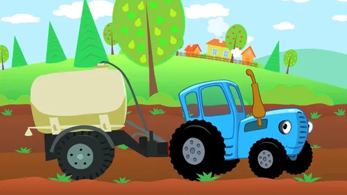 Синий Трактор Картинки детский игрушечный грузовик