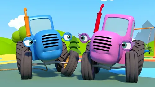 Синий Трактор Картинки игрушечная машинка с мультипликационным персонажем