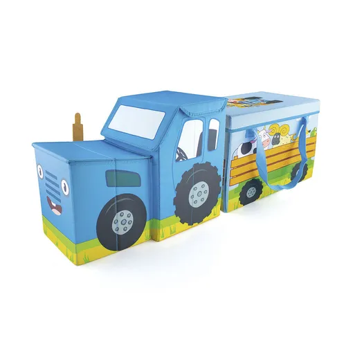 Синий Трактор Картинки сине-желтый игрушечный автобус