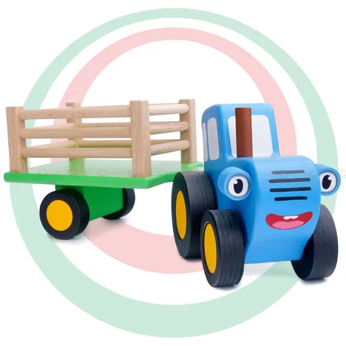 Синий Трактор Картинки игрушечная машинка со скамейкой