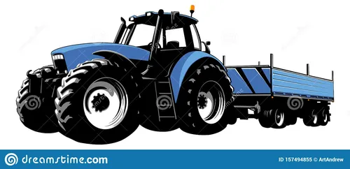 Синий Трактор Картинки черно-серебристый автомобиль