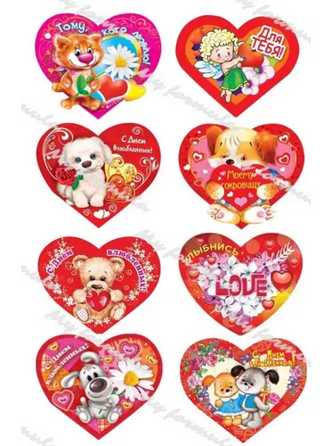 Валентинки Картинки группа печенья в форме сердца