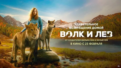 Волк Картинки человек, стоящий на скале со львом и горами на заднем плане