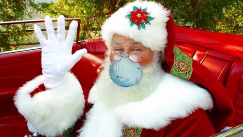 Дед Мороз Картинки человек в одежде санты