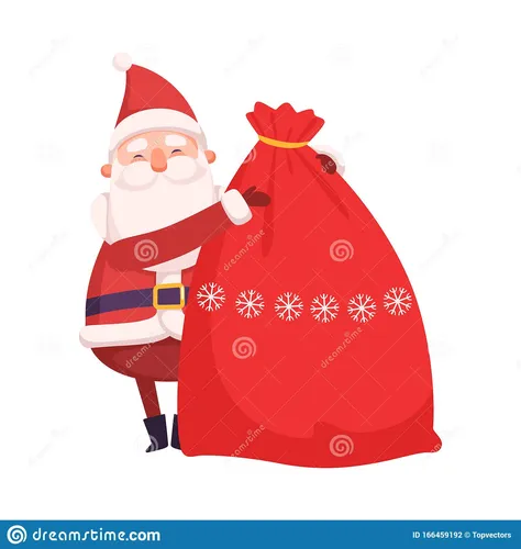 Дед Мороз Картинки санта клаус с красным сердцем