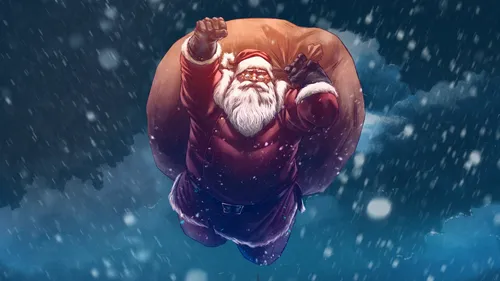 Дед Мороз Картинки человек в одежде