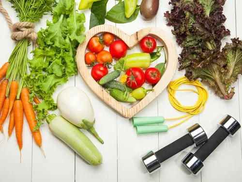 Здоровье Картинки разделочная доска с овощами и ножом