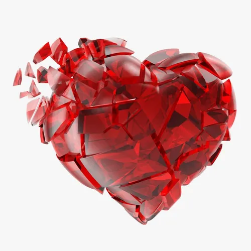 Картинка Сердце Картинки красное сердце из красного пластика