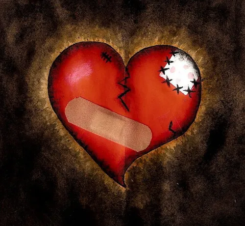 Картинка Сердце Картинки нож в форме сердца
