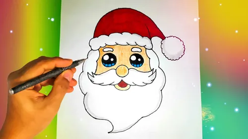 Деда Мороза Картинки рука, держащая ручку с мультяшным котом