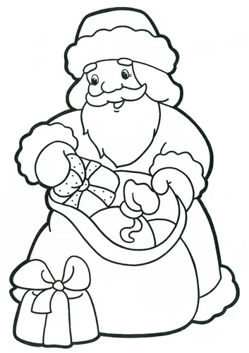 Деда Мороза Картинки карикатура на человека