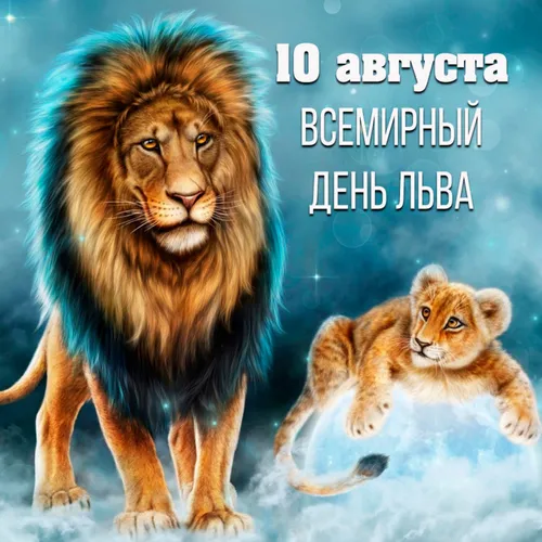 Льва Картинки лев и кот