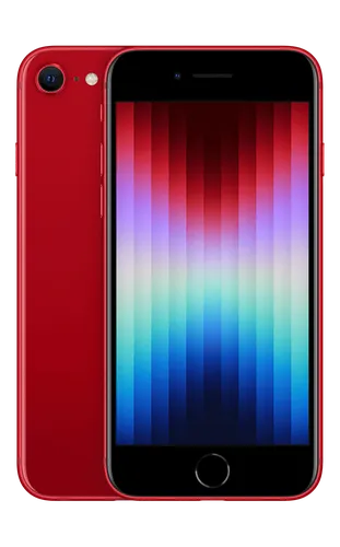 красный и синий сотовый телефон