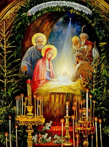 Джузеппе Верди, Сара ла Кали, С Рождеством Христовым Картинки картина религиозной сцены