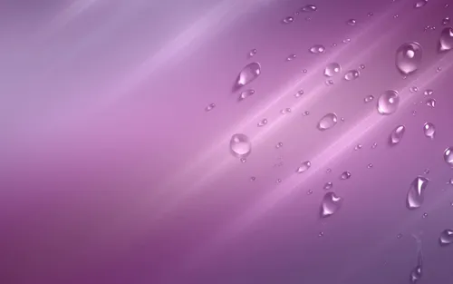 Фиолетовые Обои на телефон капли воды на поверхности