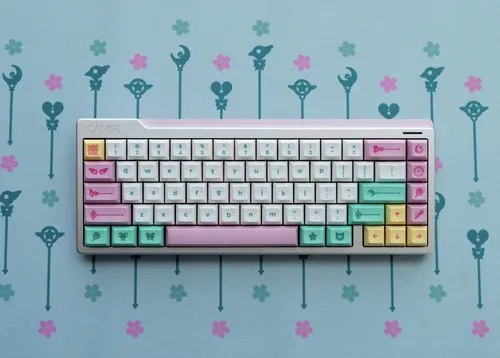 Для Клавиатуры Обои на телефон компьютерная клавиатура с цветными клавишами