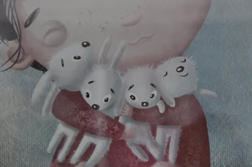 Обнимашки Картинки группа белых кроликов