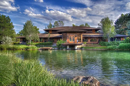 Дом Картинки дом на озере