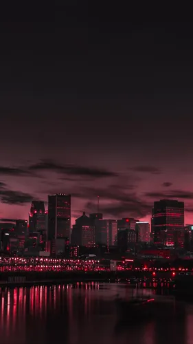 Город Обои на телефон городской пейзаж ночью