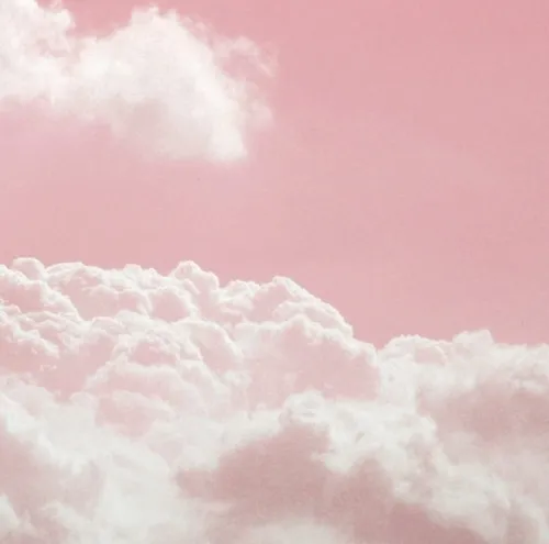 Эстетика Картинки розовые и белые облака