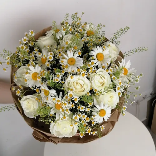 Цветы Фото букет белых цветов
