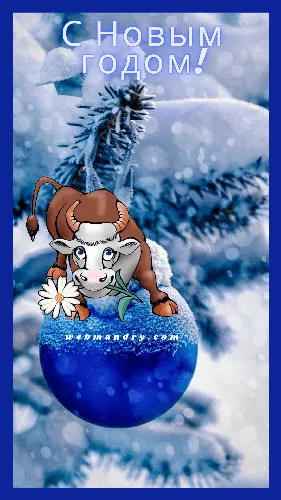 Новогодние 2021 Картинки карикатура девушки на голубом шаре в снегу