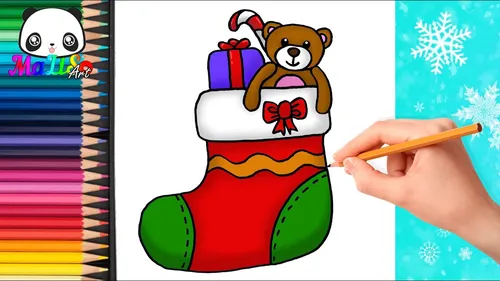 Новогодние Для Срисовки Картинки рука, держащая эскимо с мультяшным персонажем