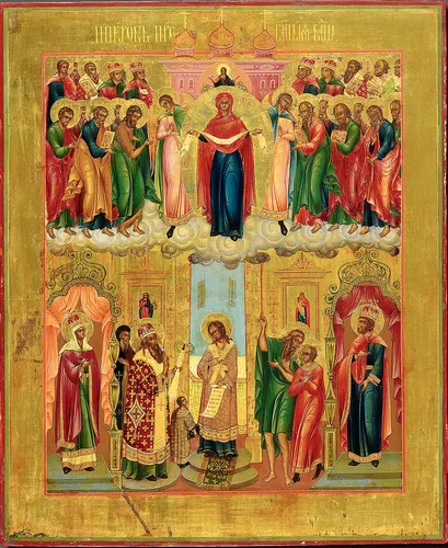 Покров Пресвятой Богородицы Картинки группа людей в традиционной одежде