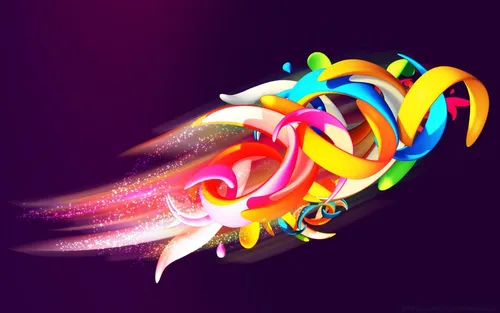 Яркие Картинки крупный план разноцветного осьминога