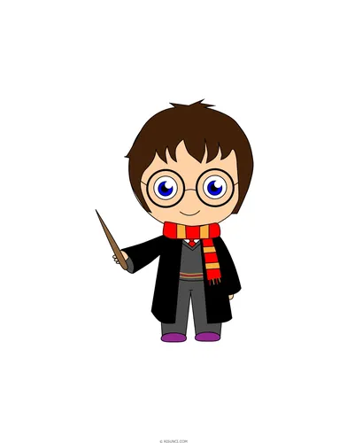 Гарри Поттер Картинки мультипликационный персонаж с мечом