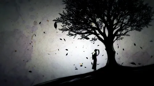 Депрессивные Картинки человек, стоящий под деревом