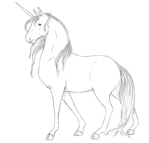Единорогов Картинки рисунок лошади